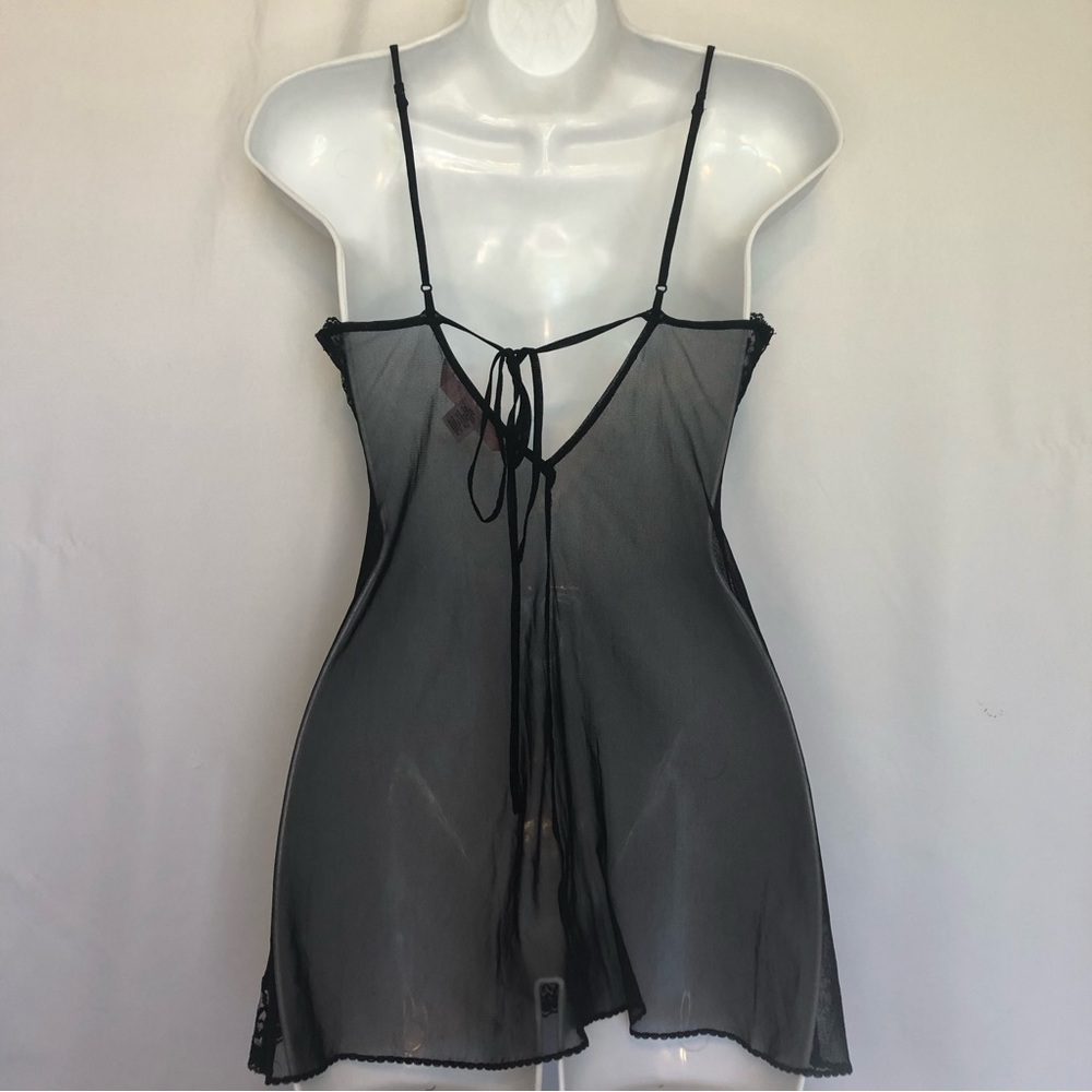 Vintage Y2K Victoria’s Secret Black Lace Nightgown - Picture 6 of 10
